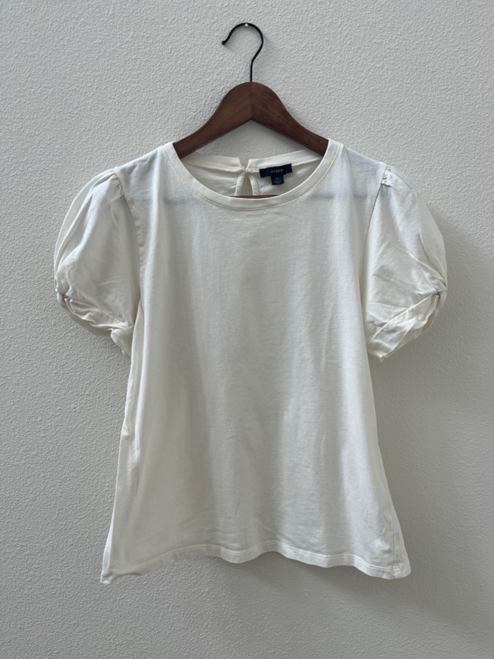 J. Crew Puff Sleeve Crewneck Tee